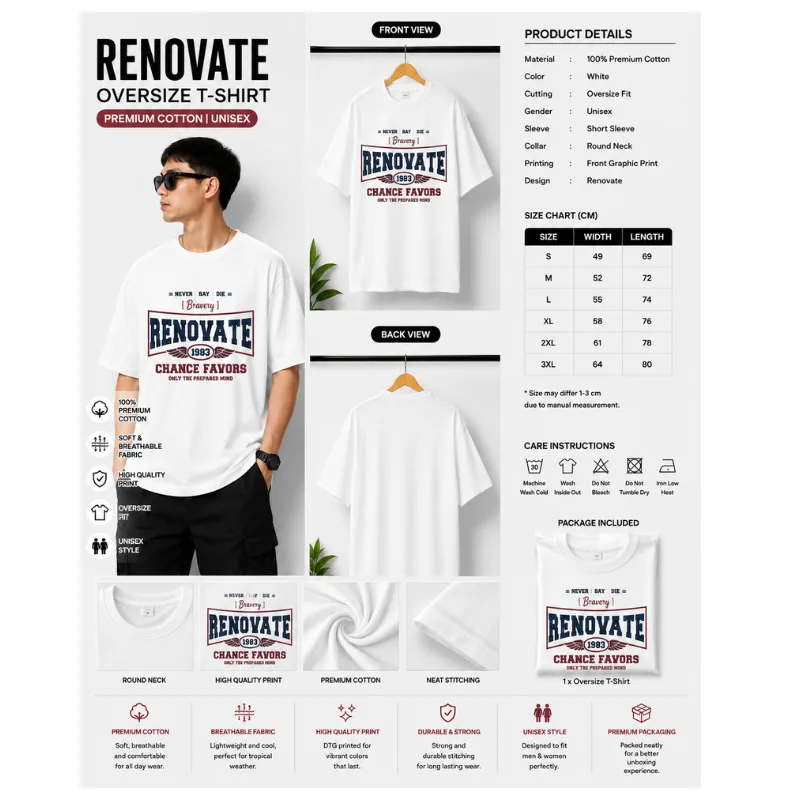 RENOVATE Oversize T-Shirt