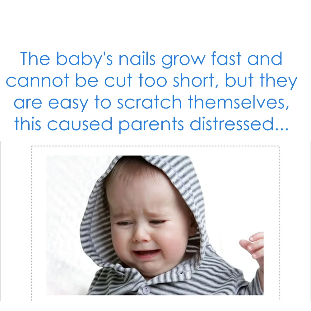 Baby Mitten Glove Anti Scratching Newborn Infant Mittens Gloves Cotton Sarung Tangan thumbnail 5
