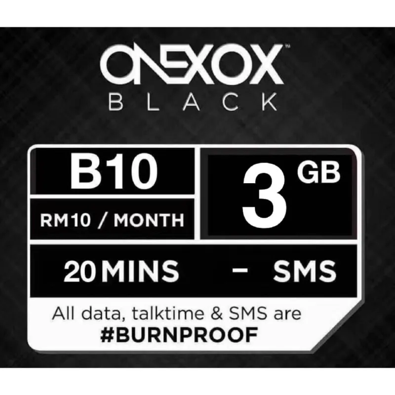 B10 SIMCARD XOX BEST UNTUK WALKIE TALKIE USAGE 3GB DATA DAN 20 MINUTE CALL thumbnail 3