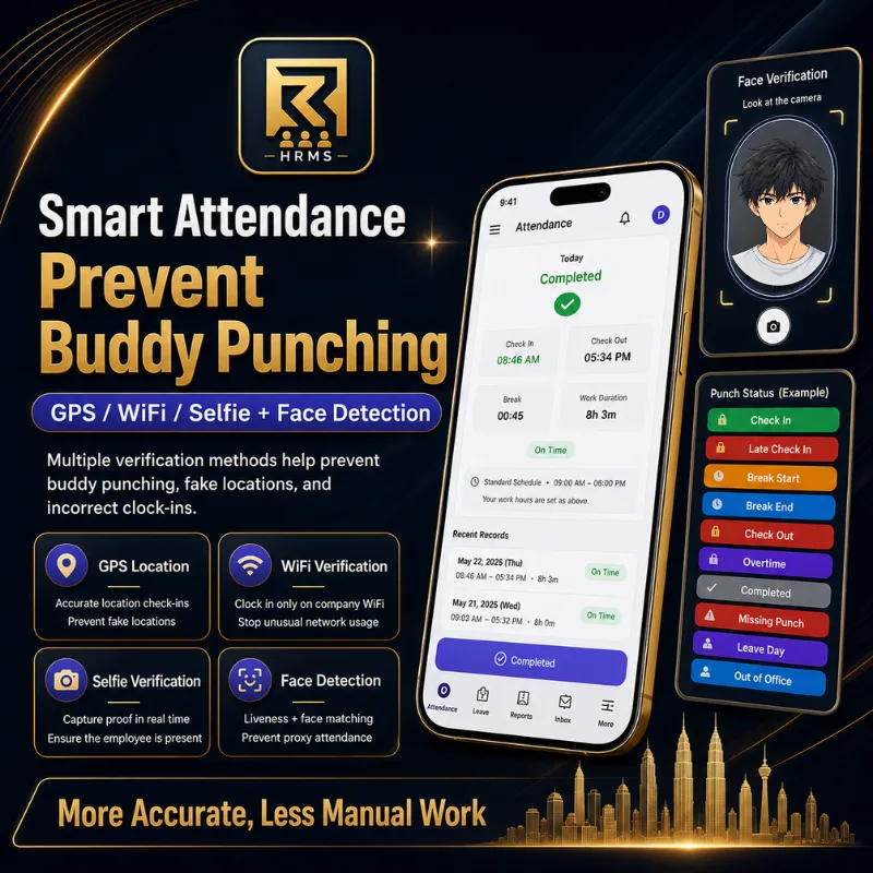 BR HRMS System | Attendance, Leave, Claims & Employee Management Software thumbnail 2