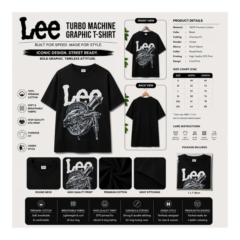 LEE Turbo Machine Graphic T-Shirt