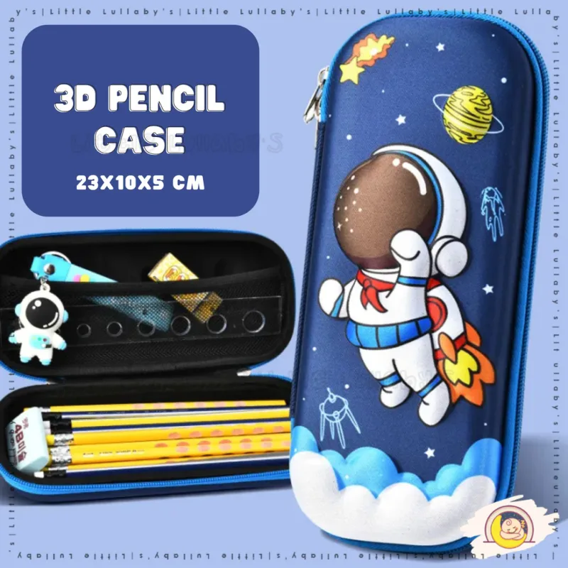 3D Cartoon Pencil Case Beg Pensel Creative Pen Bag Stationery Bag Pencil Pen Case thumbnail 2