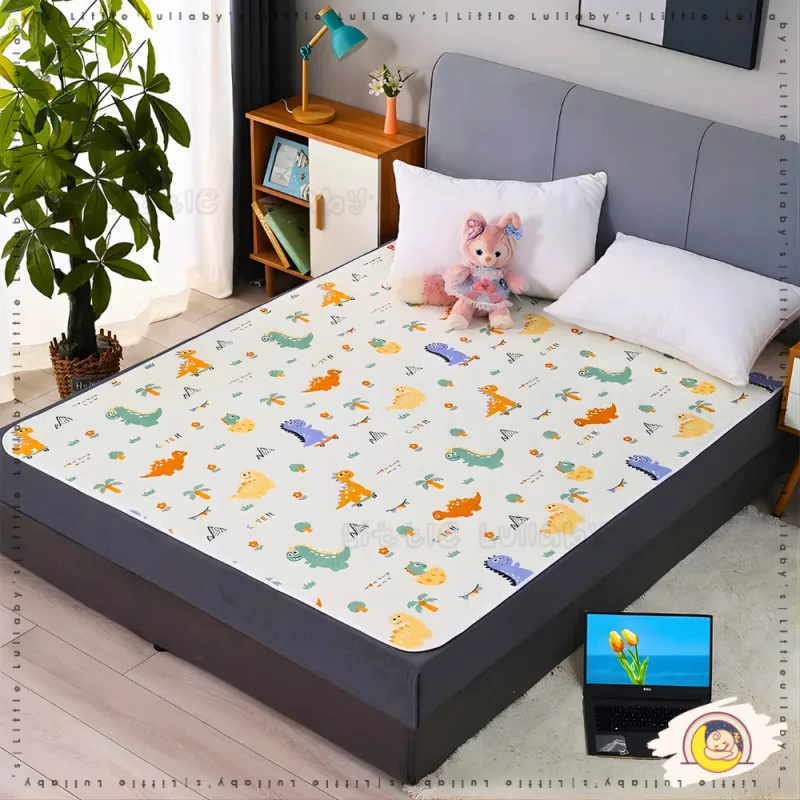 Reusable Waterproof Urine Pad Alas Tilam Kalis Air Baby Kids Dewasa Pelindung Katil Boleh Basuh