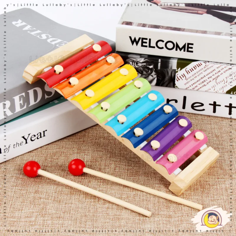 Wooden Toys Xylophone Baby Building Blocks Safe for Kids Early Learning Montessori Educational Toys thumbnail 3