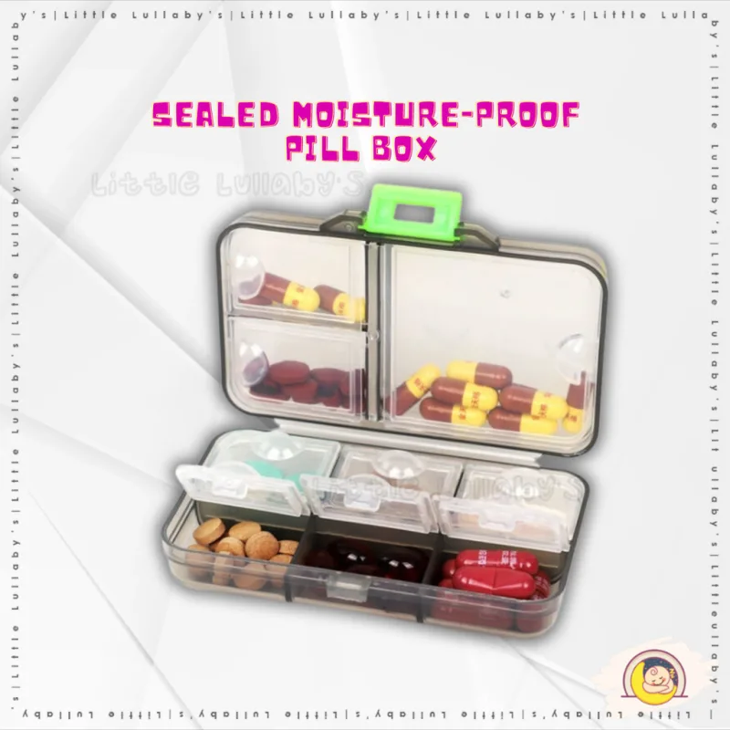 Multi-Functional Medicine Pill Box Portable Storage Box Organizer Tablet Storage Supplement Container thumbnail 5