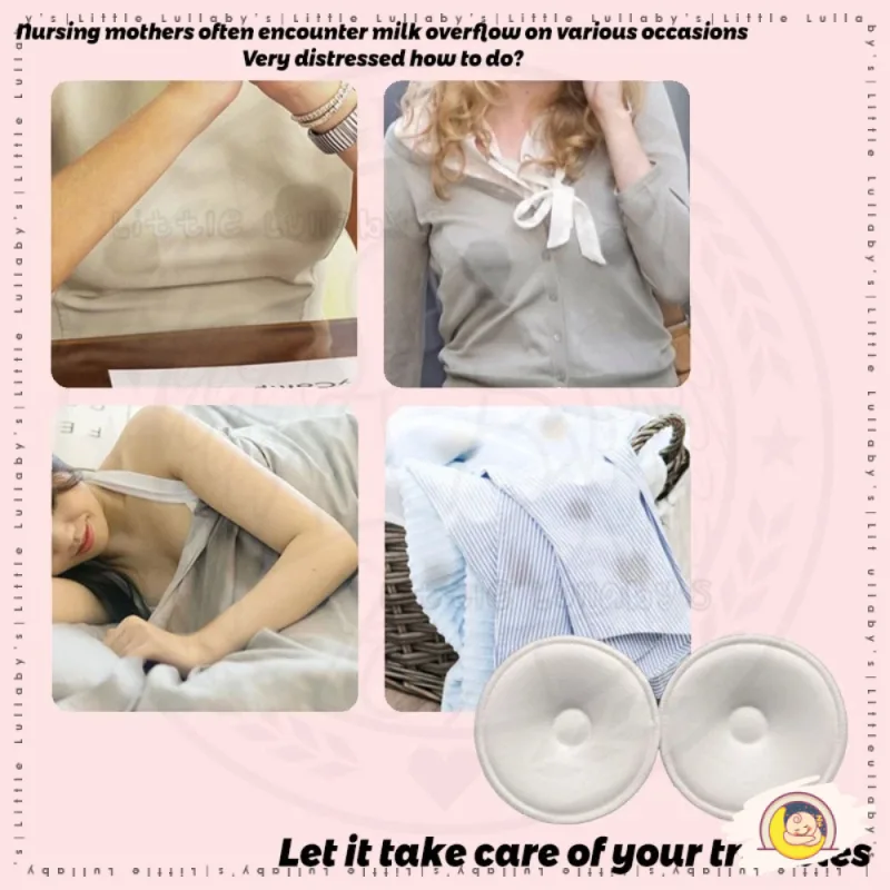 [1 PAIR] Washable Reusable Breast Pads Pad Susu Basuh Nursing Bra Pad Anti-Leakage Breastfeeding thumbnail 2