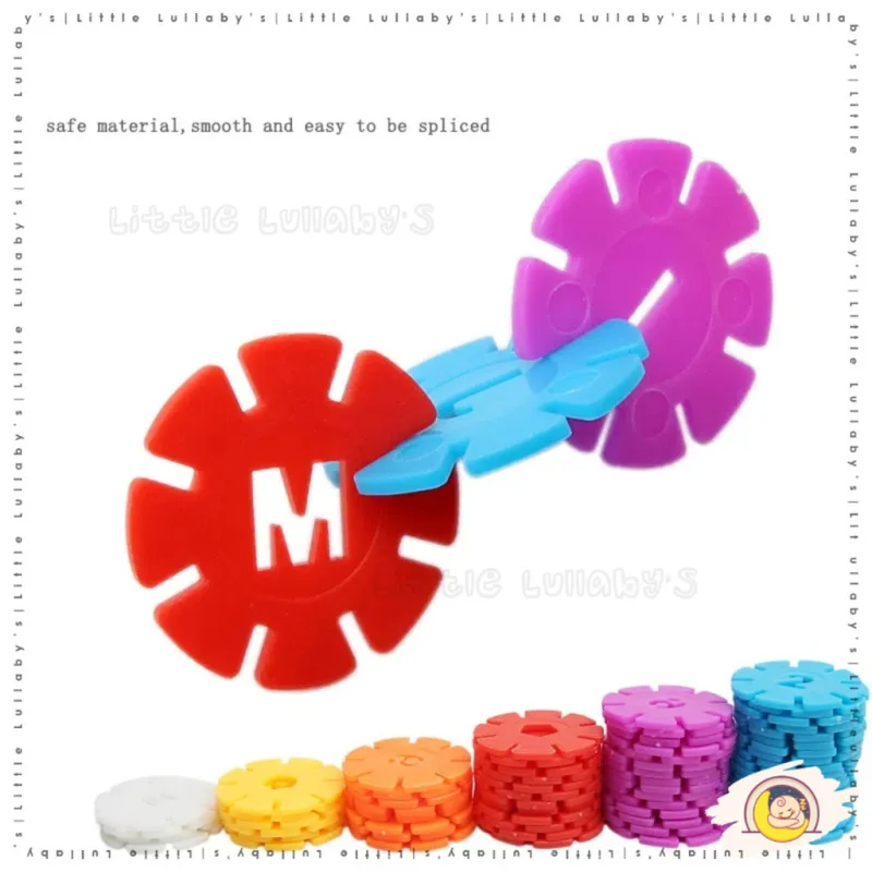 140 PCS Snowflake Building Block mainan budak perempuan Kid Learning Educational Toy Children thumbnail 3