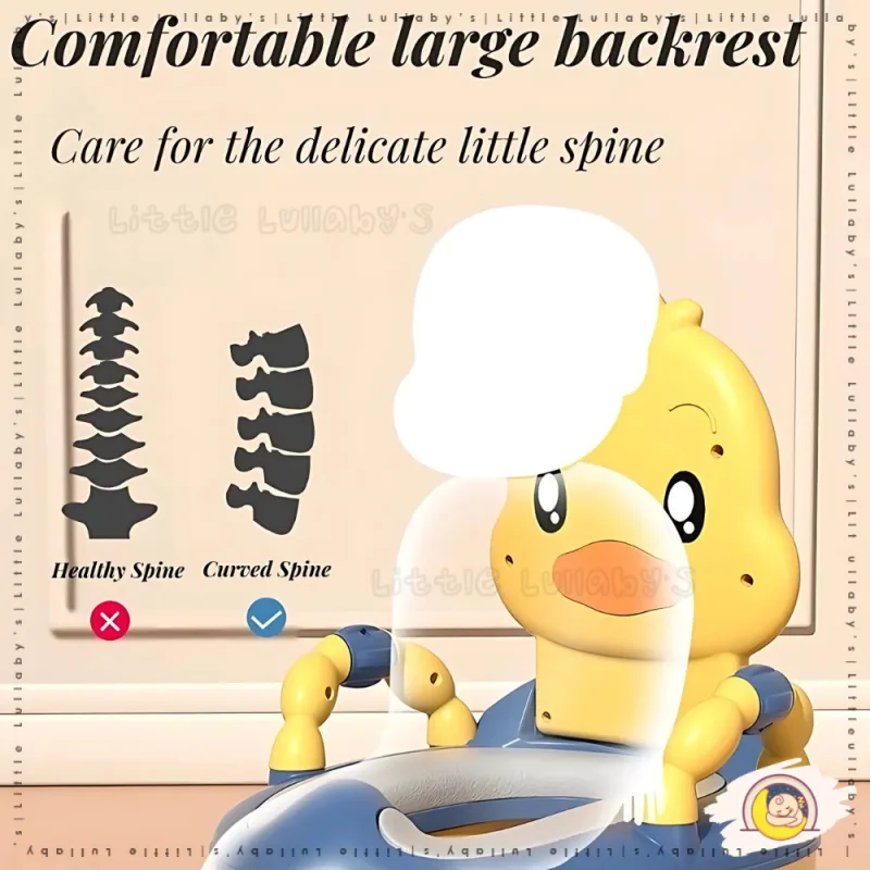 Duck Potty Training Seat Kids Latihan Tandas Budak Portable Toilet Potty Seat Backrest thumbnail 5