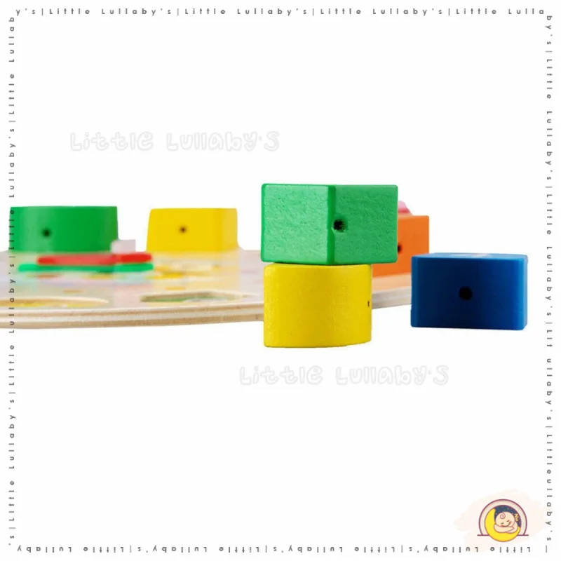 Wooden Toys Tower Baby Building Blocks Safe for Kids Early Learning Montessori Educational Toys thumbnail 3