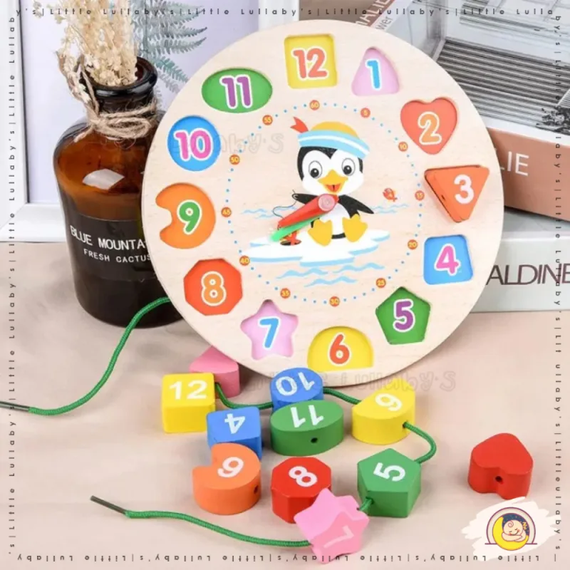 Wooden Toys Tower Baby Building Blocks Safe for Kids Early Learning Montessori Educational Toys