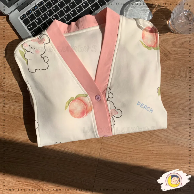 Robe Maternity Pajamas Baju Pantang Women Girls Shirt Pakaian Berpantang Mengandung Menyusu thumbnail 5