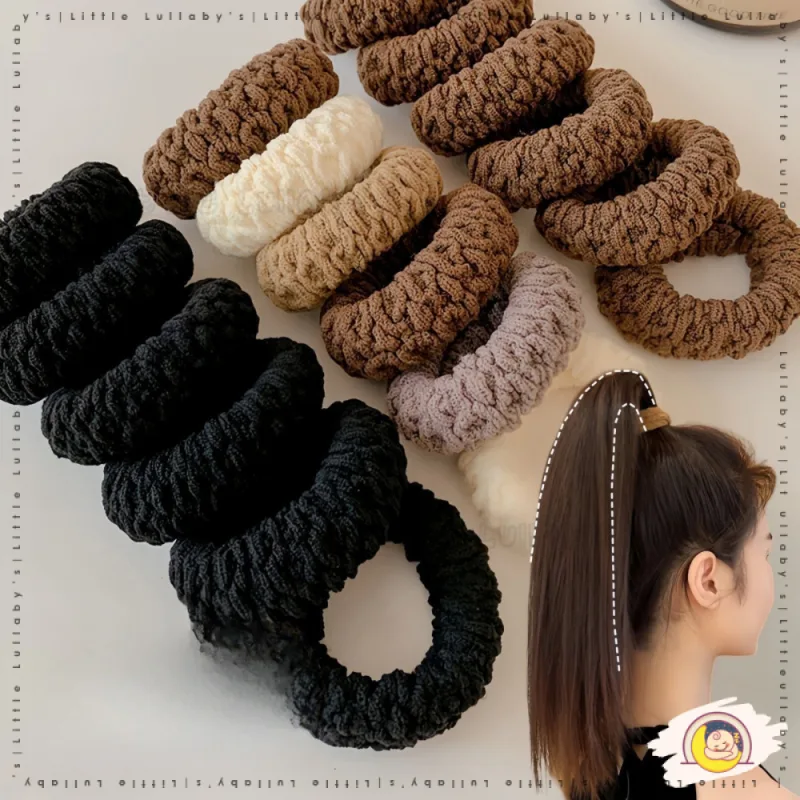Premium Thick Elastic Hair Tie Getah Rambut Tebal High Elasticity Ponytail Holder