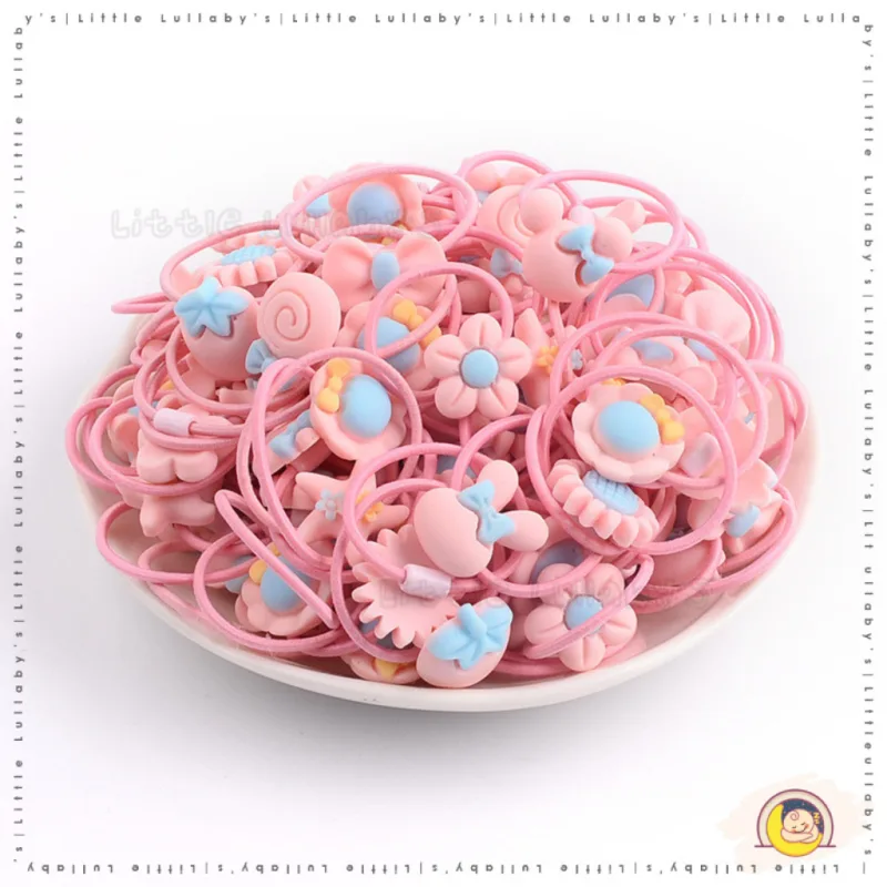 Cute Hair Tie Scrunchies Gelang Rambut Fashion Hair Accessory Stylish Elastic Pita Rambut Aksesori Rambut thumbnail 5