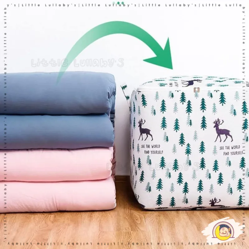 Laundry Bag Toy Bag Basket Cloth Basket Storage Bag Dobi Bakul Baju Bakul Pakaian Bakul Mainan thumbnail 4