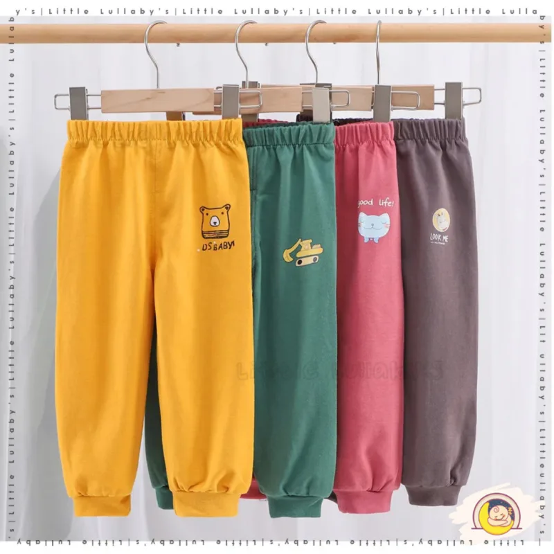 Kids Trousers OOTD Baby Boy Seluar Sukan Tracksuit Sweatpants Long Pants Budak thumbnail 5