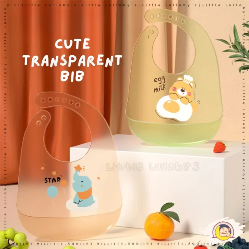 Baby Silicone Bib Silikon Waterproof Bibs Adjustable Feeding Newborn Infant Toddler thumbnail 2