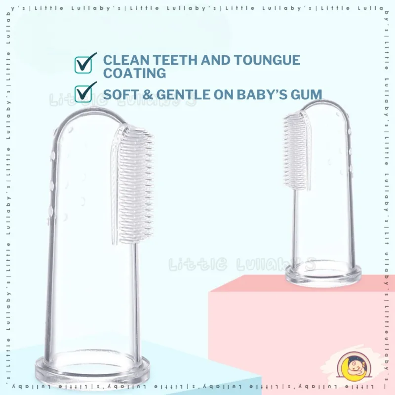 Berus Gigi Jari Silikon Silicone Finger Toothbrush Baby Milk Teeth Oral Cleaning thumbnail 3