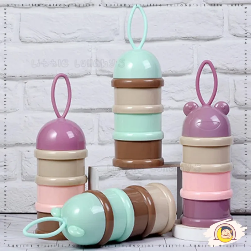 3 Layers Baby Milk Storage Penyimpanan Susu Infant Portable Milk Powder Dispenser Container Storage Snack Box thumbnail 2