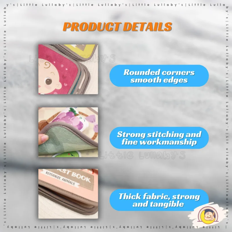 Baby Quiet Book Buku Senyap Cognitive Early Education Educational Pendidikan Awal thumbnail 5