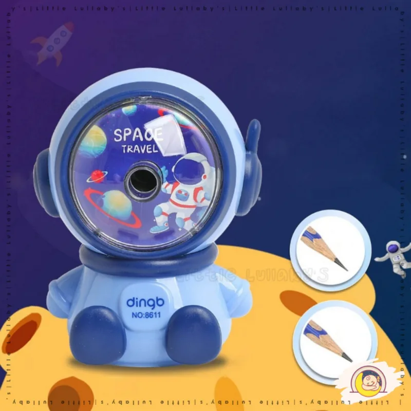 Cute Cartoon Pencil Sharpener Pengasah Pensel Meja Comel Kuromi Capybara Astronaut Stationery thumbnail 4