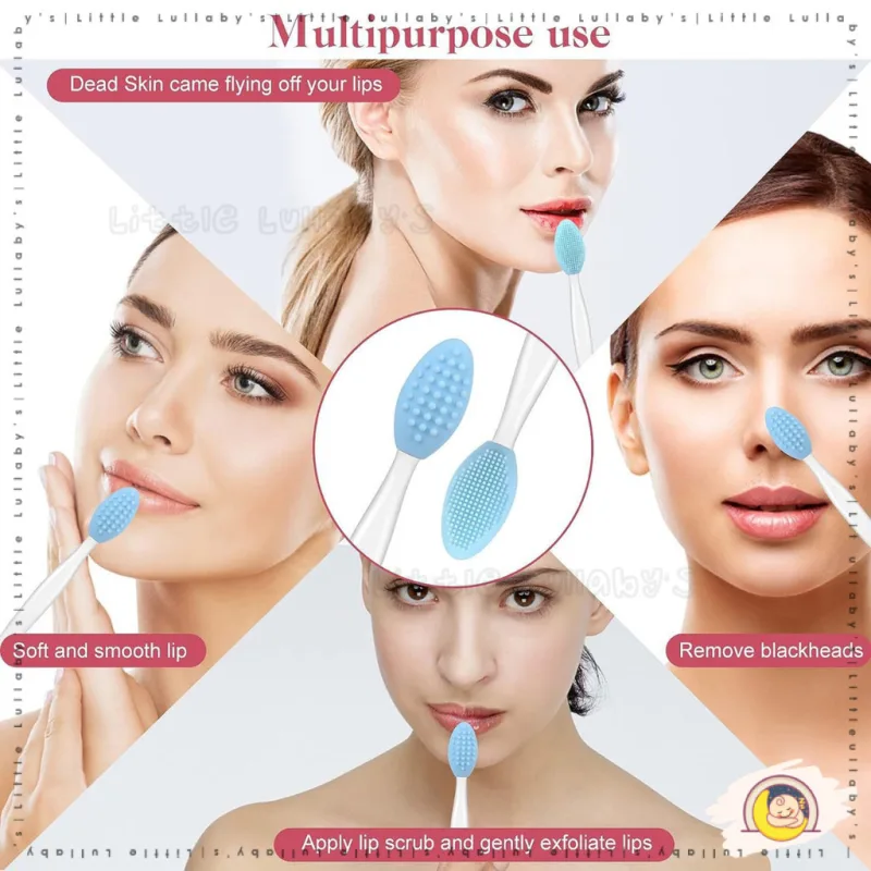 Silicone Nose Brush Soft Bristle Acne Cleanser Exfoliating Dead Skin Washing Acne Remover Nose Hand Brush thumbnail 2
