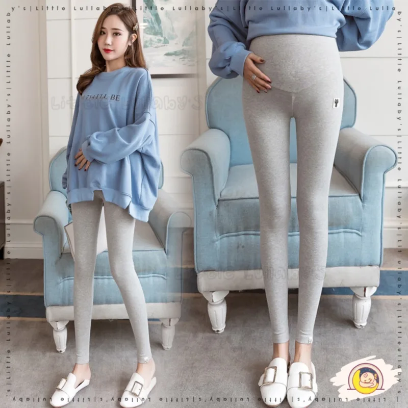 Maternity Legging Pregnant Women Long Pant Soft High Waist Abdomen Support Trousers Seluar Panjang Bersalin thumbnail 5