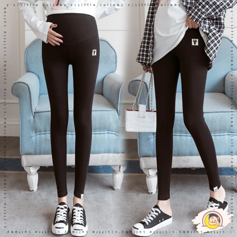 Maternity Legging Pregnant Women Long Pant Soft High Waist Abdomen Support Trousers Seluar Panjang Bersalin