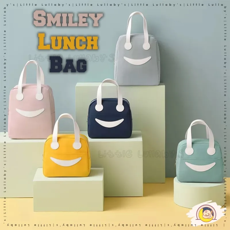 Lunch Bag Breastmilk Bag Portable Insulated Thermal Cooler Smiley Lunch Case Beg Penyejuk thumbnail 4