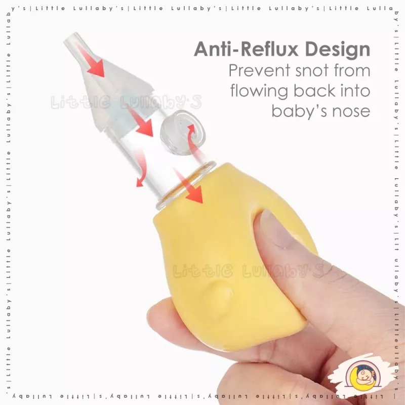 Baby Nasal Aspirator Infant Suction Device Nose Cleaner Tool Health Care Manual Silicone Penyedut Hidung thumbnail 3