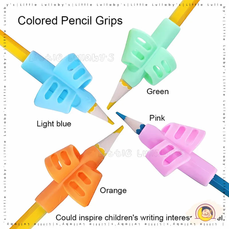 3 Fingers Pencil Grip Holder Pemegang Pensel Kanak Kid Writing Posture Correction