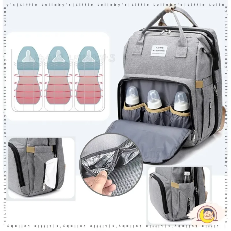 Mummy Maternity Bed Bag Nappy Diaper Large Capacity Travel Carrier Backpack Beg Katil Mummy thumbnail 5