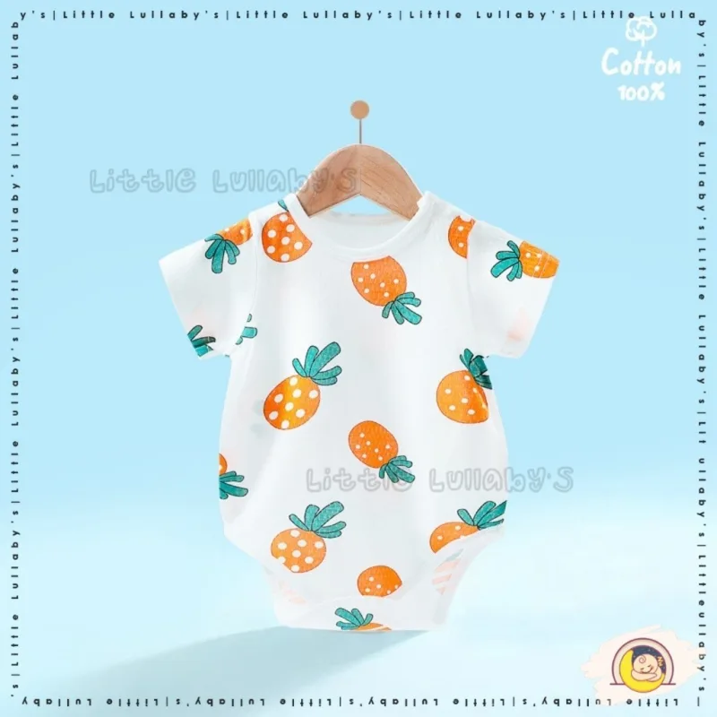 Newborn Romper Onesie OOTD Baby Boy Mesh Thin Cotton Romper Girl Boy Jumpsuit Baju thumbnail 5