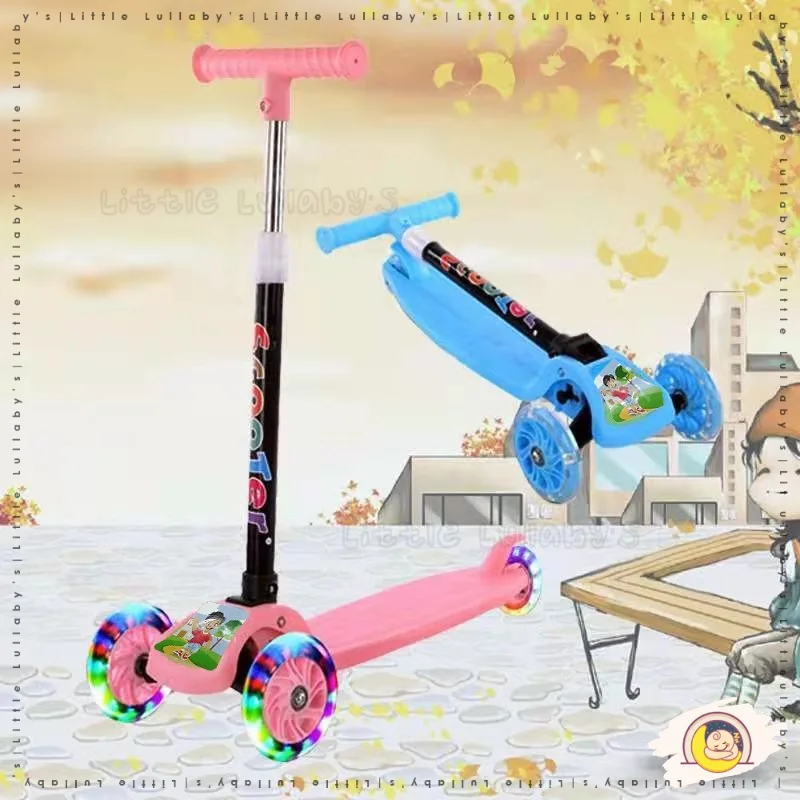 Children Scooter Basikal Budak Skuter Mainan Budak Perempuan Mainan Budak Lelaki Gift Set thumbnail 2