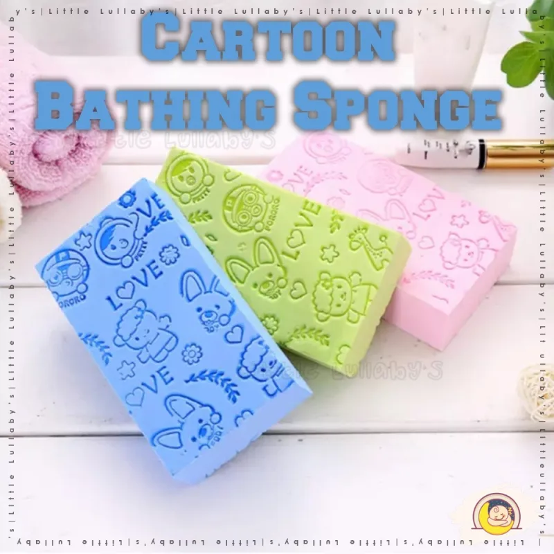 Magic Bathing Sponge Span Mandi Magik Bath Shower Body Scrub Skin Care Children
