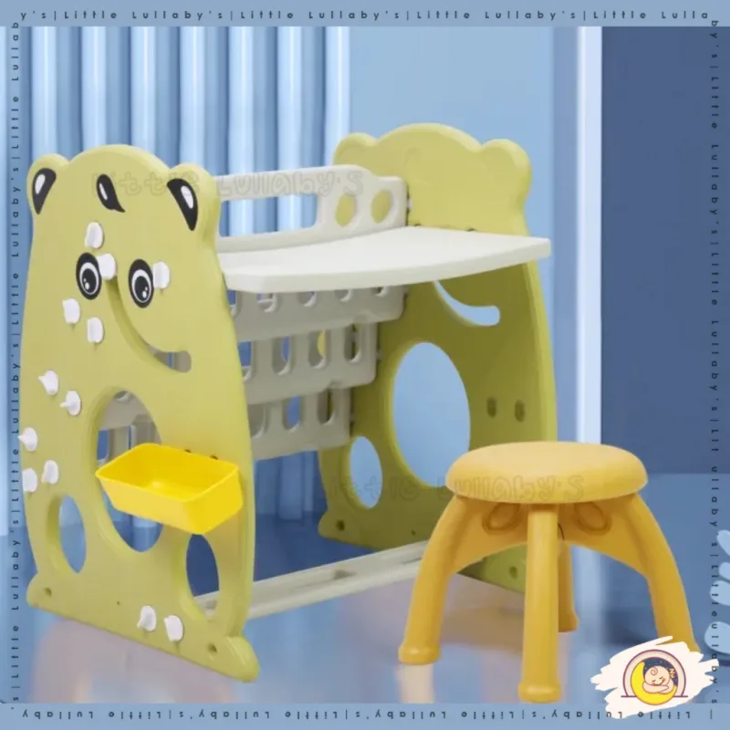 3 in 1 Multifunctional Drawing Bookshelf Table Sketch Board Study Table Chair Child Children Meja Lukis Rak Buku