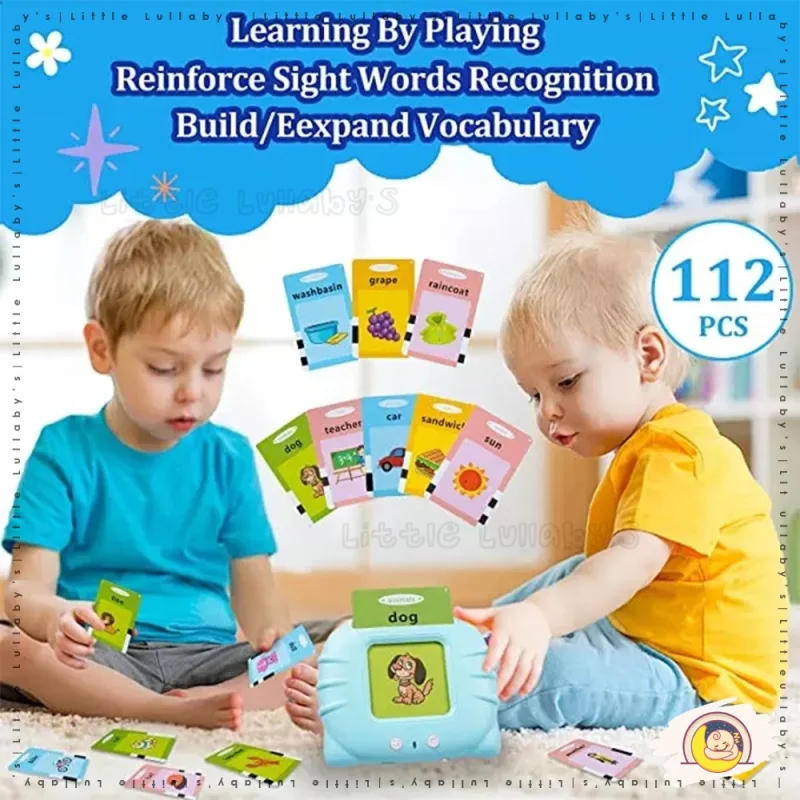 Early Learning Flash Card Reader Educational Electronic Toy Talking Toys Musical Sound Effect Pembelajaran Awal thumbnail 2
