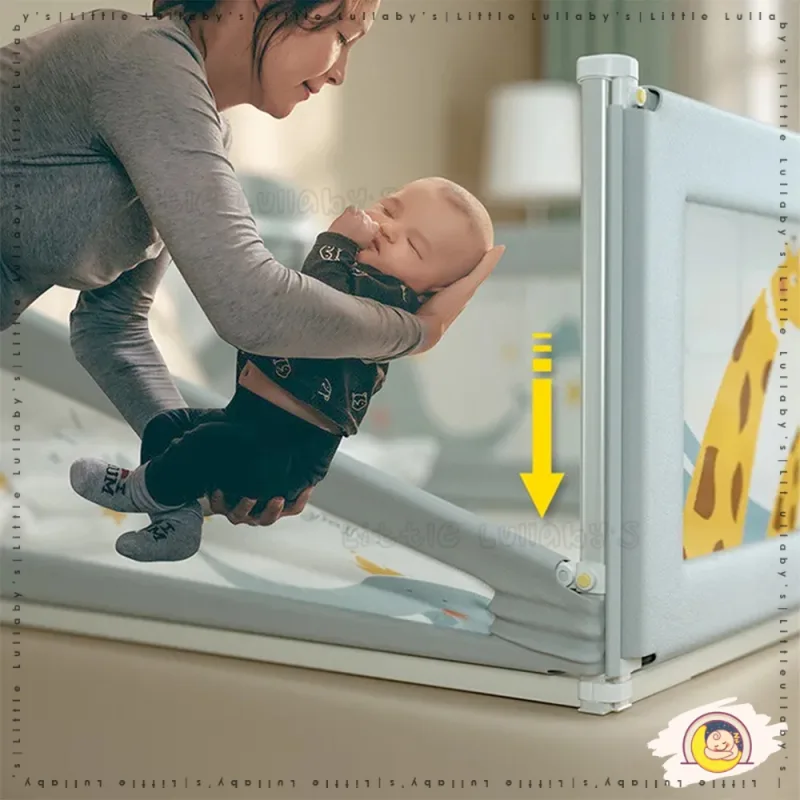 Baby Bed Fence Pagar Katil Baby Rail Guard Baby Safety Bed Guard Baby Bed Rail Guard thumbnail 3