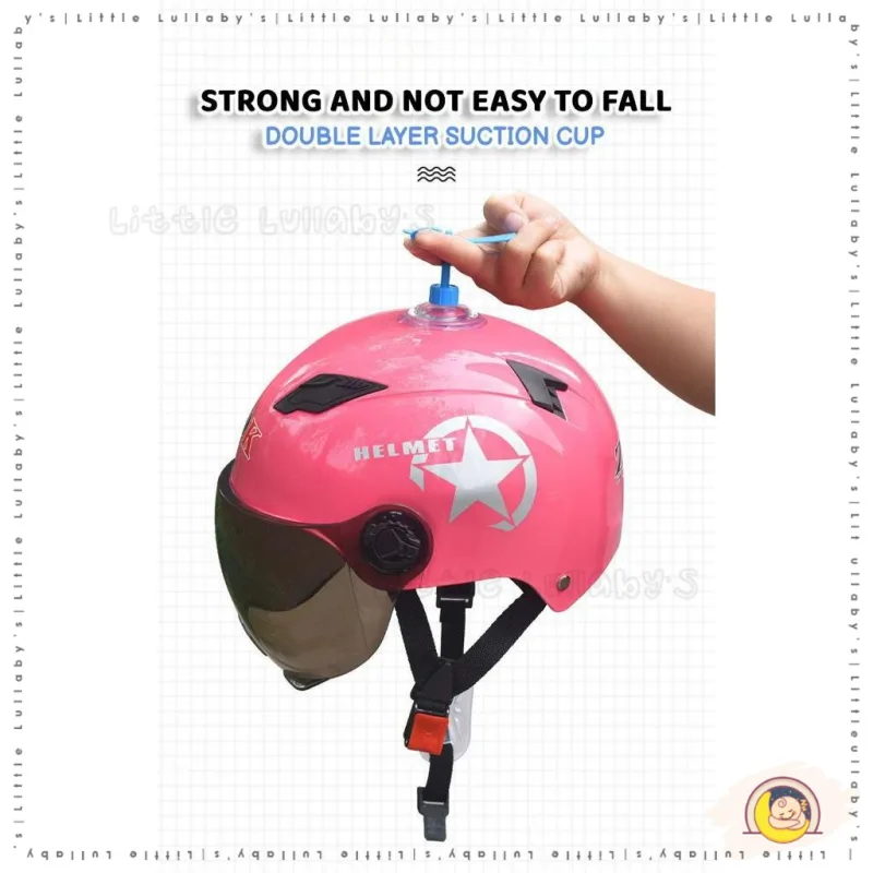 Bamboocopter Childhood fun Motorcycle Accessories Decoration Bike Propeller Fan Kipas Helmet Kanak thumbnail 5