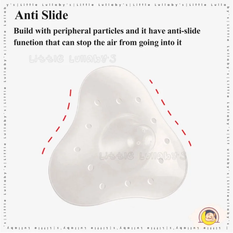 [2PC] Silicone Nipple Shield Pelindung Puting Breastfeeding Mother Super Soft Triangular thumbnail 4