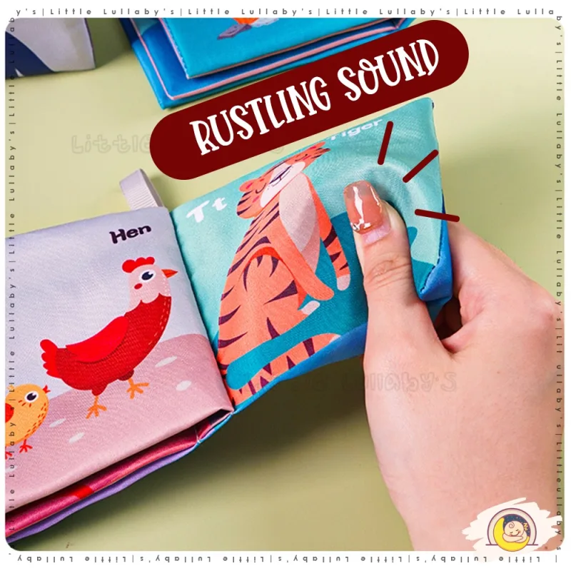 Kids Soft Book Pendidikan Awal Early Educational Children Baby Cloth Fabric Buku Kain Kanak thumbnail 5