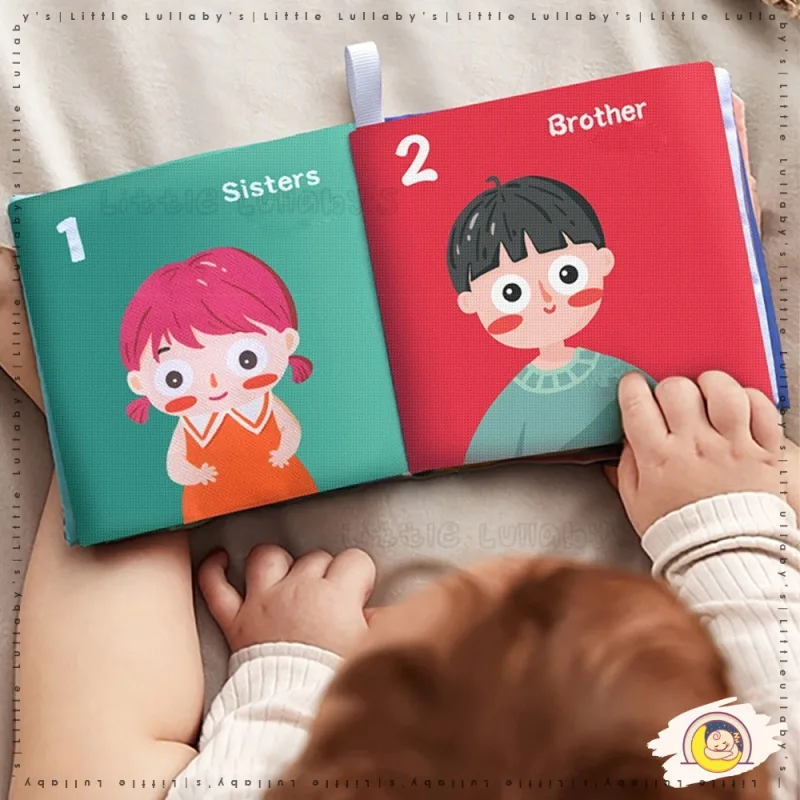 Kids Soft Book Pendidikan Awal Early Educational Children Baby Cloth Fabric Buku Kain Kanak