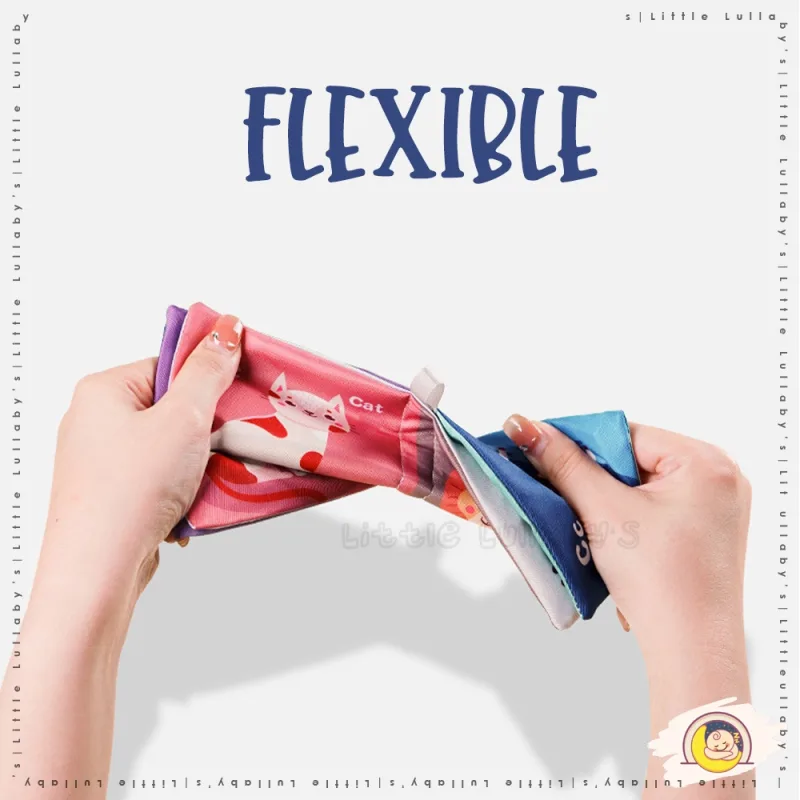 Kids Soft Book Pendidikan Awal Early Educational Children Baby Cloth Fabric Buku Kain Kanak thumbnail 3