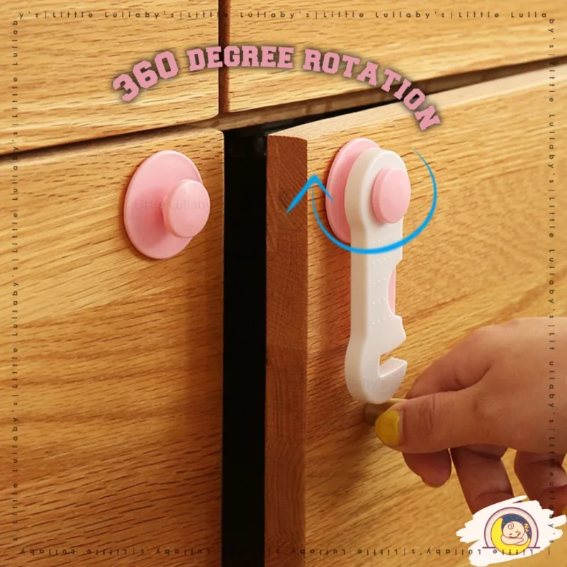Baby Safety Lock Cabinet Lock Drawer Lock Fridge Lock Child Lock Protector Lock Protection Doors thumbnail 4