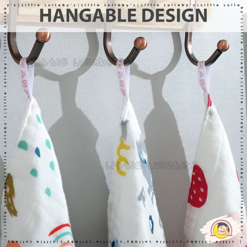 6 Layers Baby Handkerchief Sapu Tangan Gauze Cotton Soft Six Layers Newborn Towel thumbnail 3