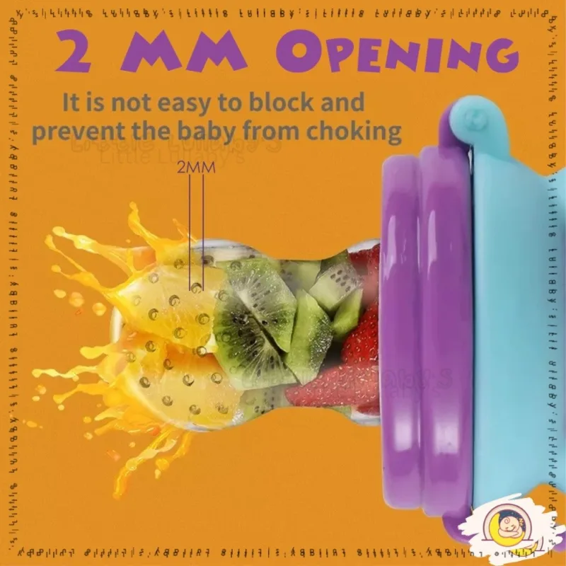 Baby Feeder Pacifier Nipple Vegetables Fruits Feeding Teether Puting Makanan Buah Sayur thumbnail 5