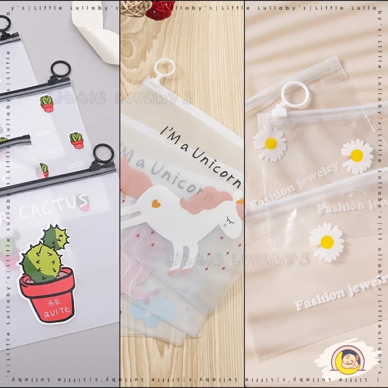 Pull Ring Ziplock Zipper Bag Toy Storage Cosmetic Pouch Bag Beg Zip Cincin Tarik Mainan thumbnail 2