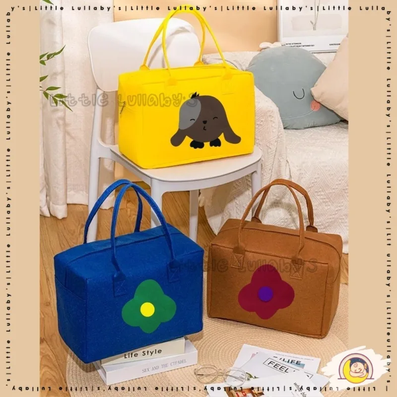 Travel Bag Felt Bag Large Capacity Children Duffel Felt Handbag Beg Besar Kartun Melancong thumbnail 2