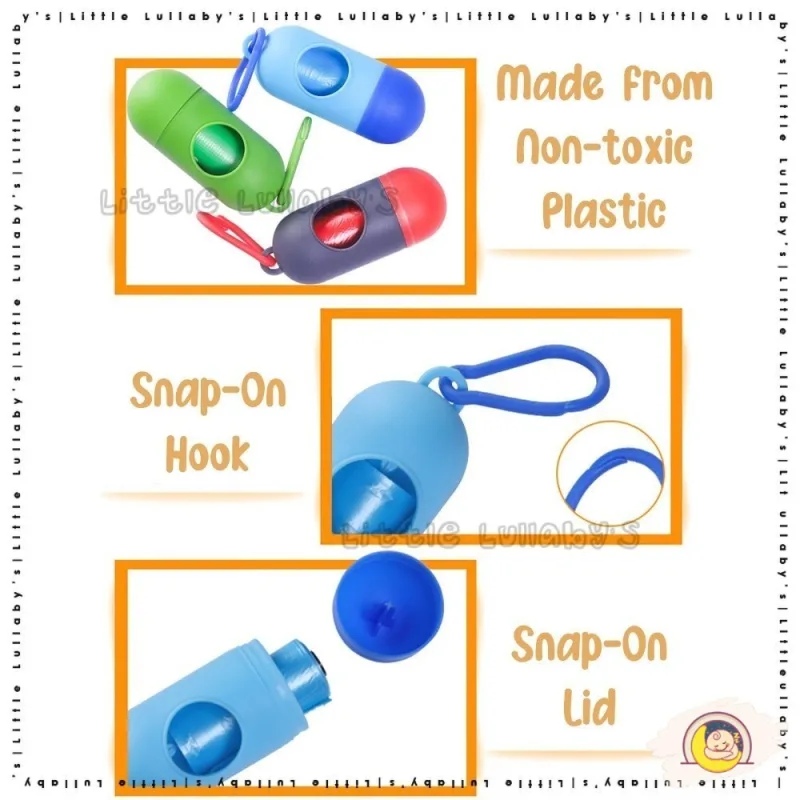 Capsule Rubbish Bag Beg Sampah Kapsul Disposable Dispenser Refill Garbage Diaper Bag Plastic thumbnail 5