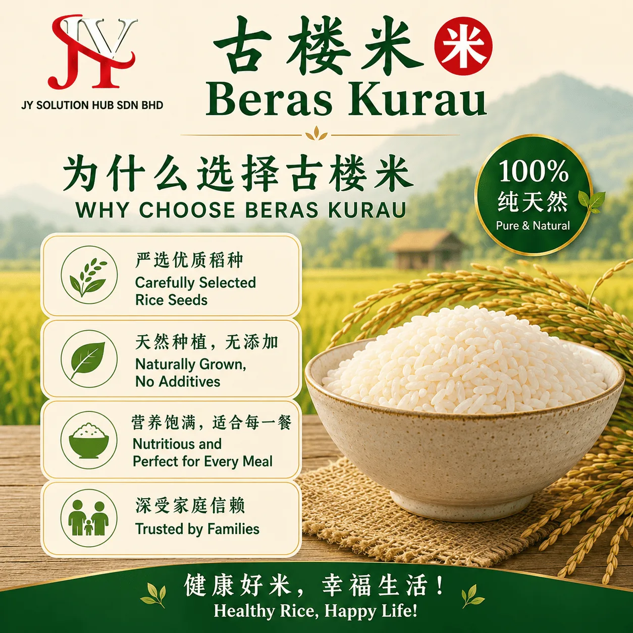 Beras Mi-Chelin Kurau 3KG thumbnail 5