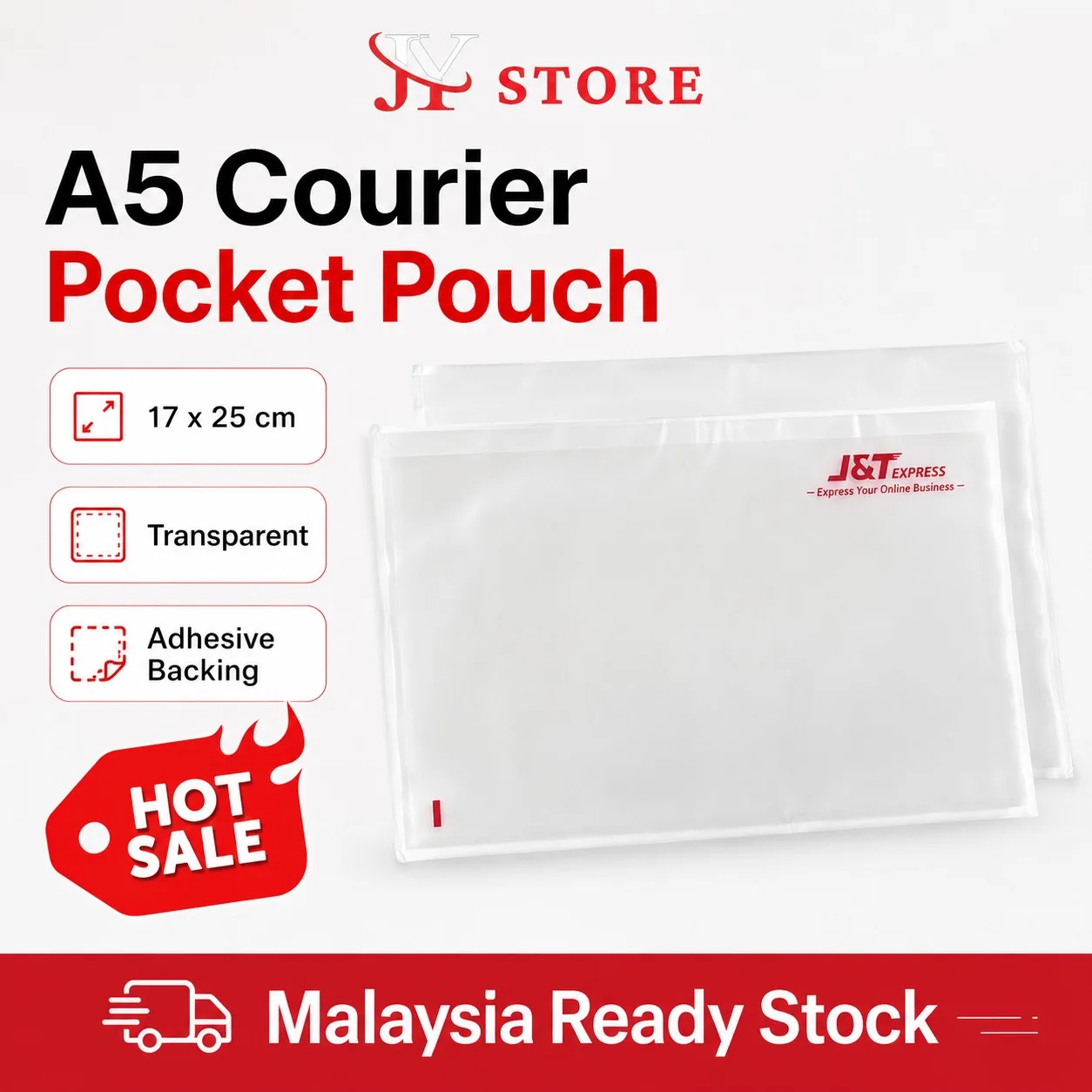 J&T Express Consignment Note Pocket / Waybill Pocket